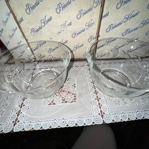 2 PC Crystal Sauce Bowls